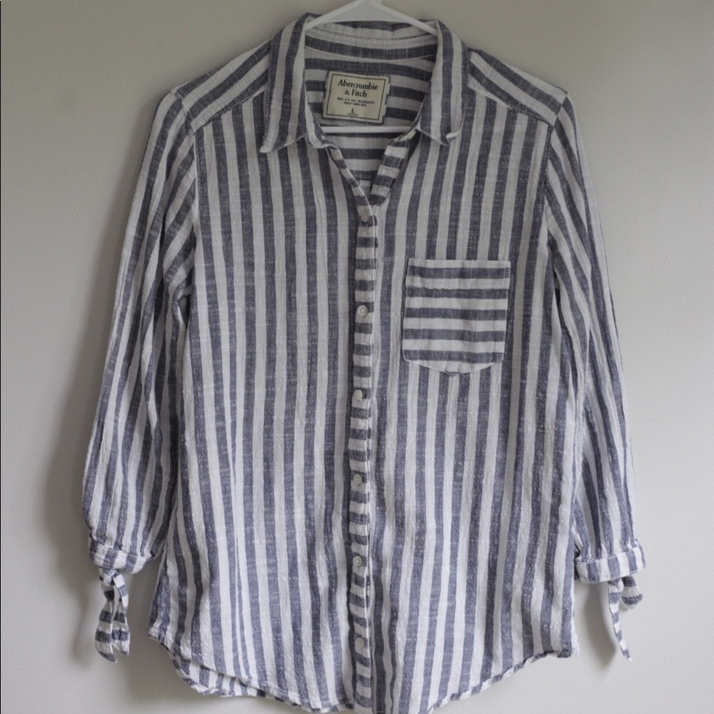 Pretty Linen Button Down